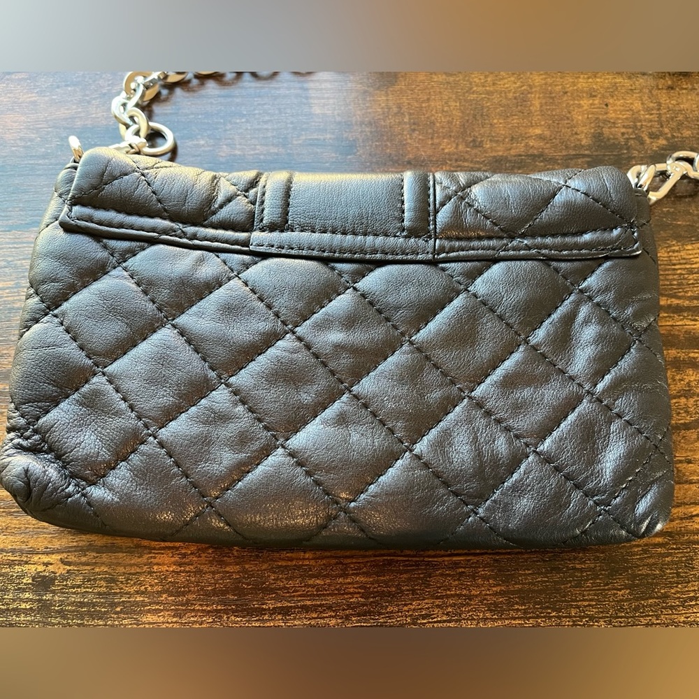 Calvin Klein Black Quilted Crossbody Bag - Picture 4 of 10
